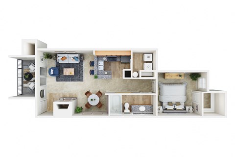 Timbers at Tualatin One bedroom one bath